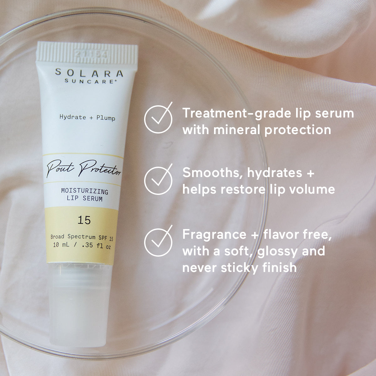 Pout Protector Moisturizing Lip Serum, SPF 15