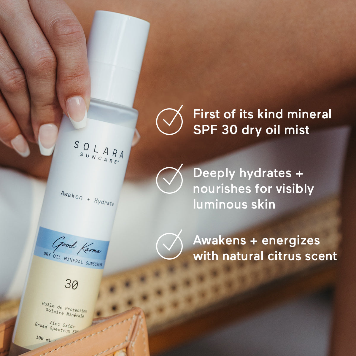 Good Karma Energizing Body Oil Sunscreen, SPF 30