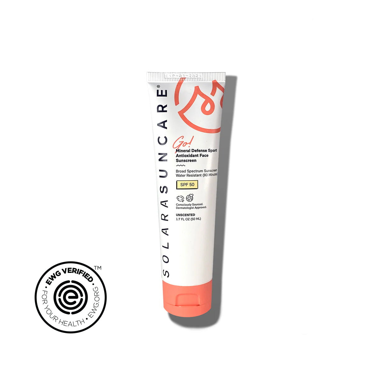 Go! Mineral Defense SPORT Antioxidant Face Sunscreen, SPF 50