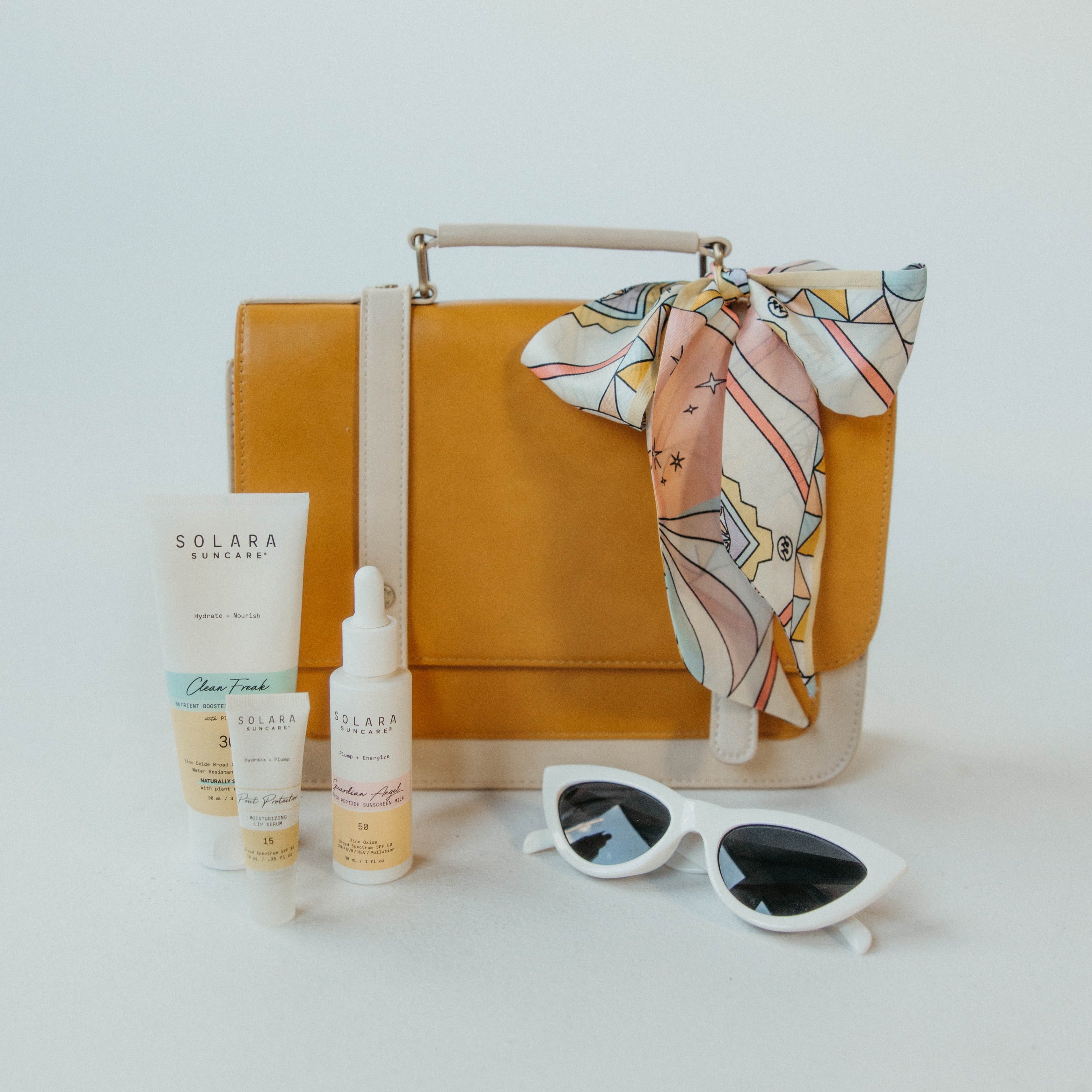 Luxe Sensitive Skin Bundle With Silk Travel Scarf