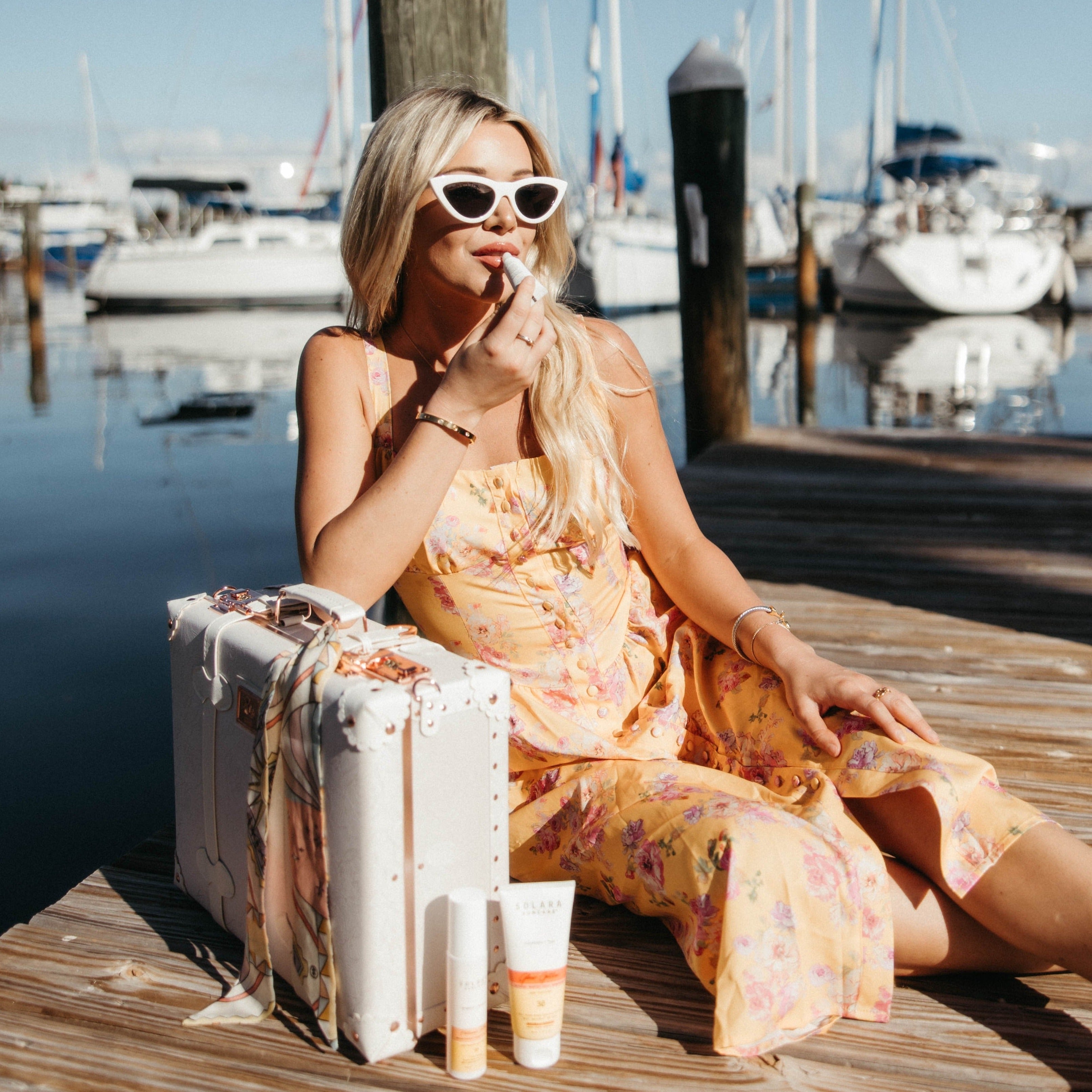 Luxe Illuminating Skin Bundle With Silk Travel Scarf