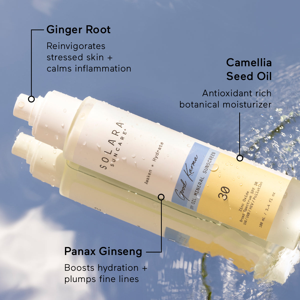 Good Karma Mineral SPF 30 Mist - Hydrating Sunscreen Body Oil