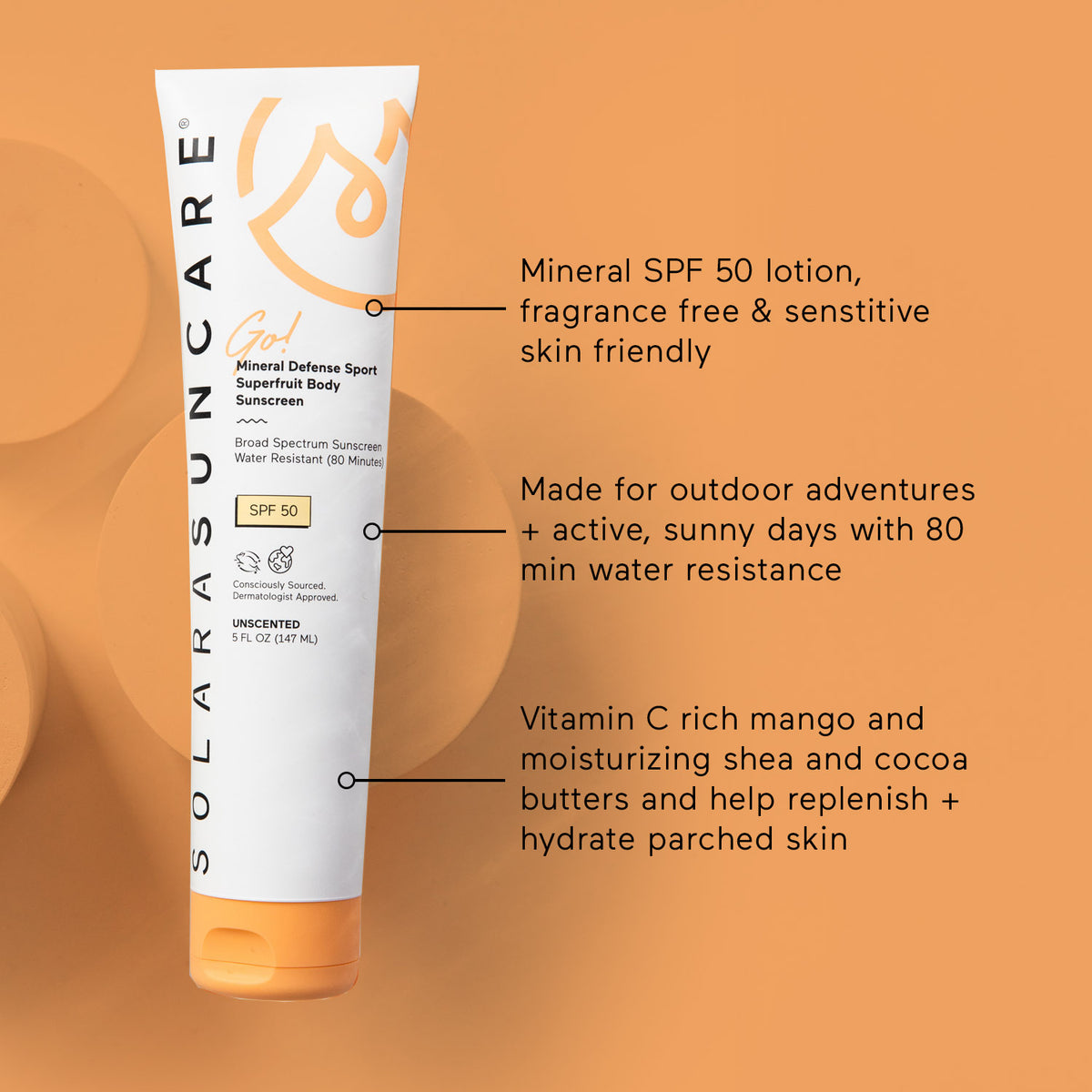 Go! Mineral Defense SPORT SPF 50 Body Sunscreen