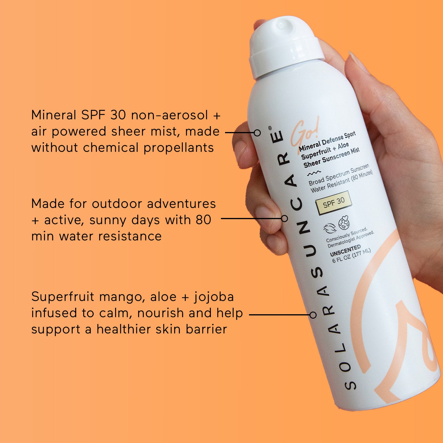 Go! Mineral Defense SPORT SPF 30 Sunscreen Spray